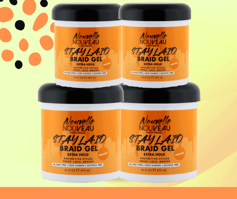 (4pc) Stay Laid Braid Gel "FAMILY PACK" Bundle