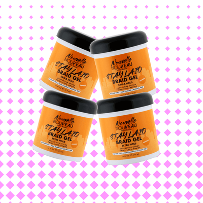 (4pc) Stay Laid Braid Gel "FAMILY PACK" Bundle