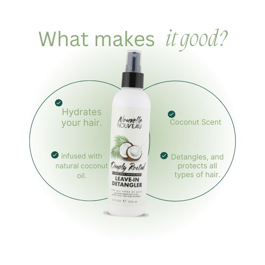 (2pc) Deeply Rooted "No Mo Crying" LV-IN Detangler Bundle