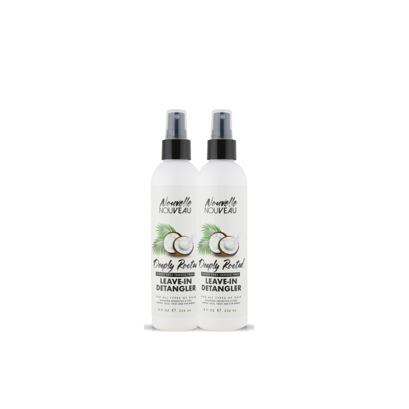 (2pc) Deeply Rooted "No Mo Crying" LV-IN Detangler Bundle